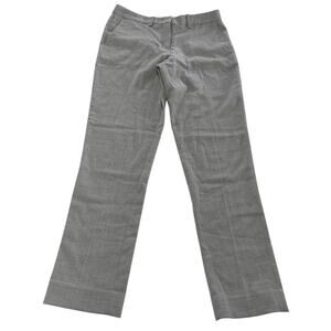 Trenery Pants Womens 8 Gray Wool Blend Straight Career Office Stretch YUNO42